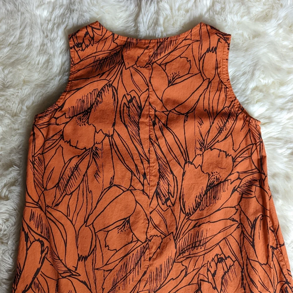 EUC Bryn Walker Don Tunic in Orange Floral
